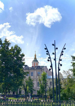 Меньшикова башя. Вид с Чистопрудного